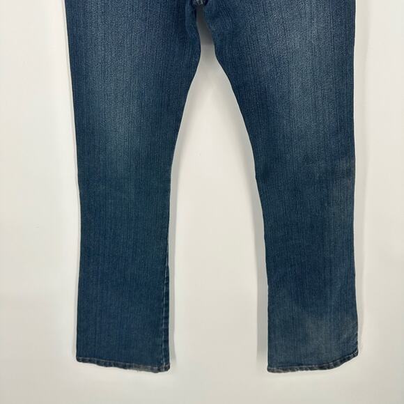 Dolce & Gabanna D&G Bootcut Jeans Blue Medium Wash Logo Patch Womens Size 27 - Picture 8 of 11